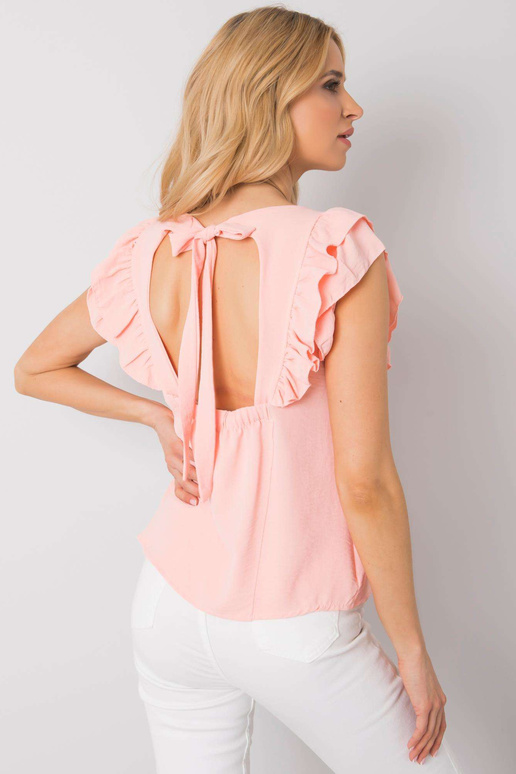 Heleroosa volangidega pluus Macy OCH...