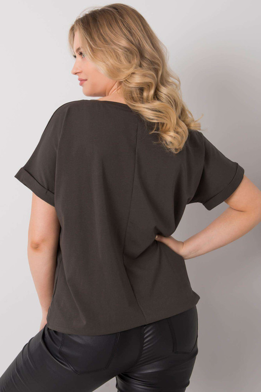 Tume khakivärvi pluus pluss suuruses...