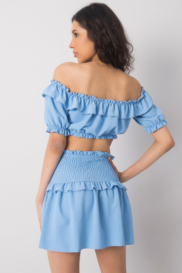 Sinine lühike topp sasiga... 2