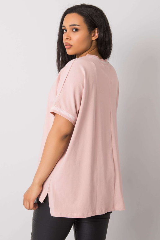 Määrdunud roosa pluss suuruses pluus...