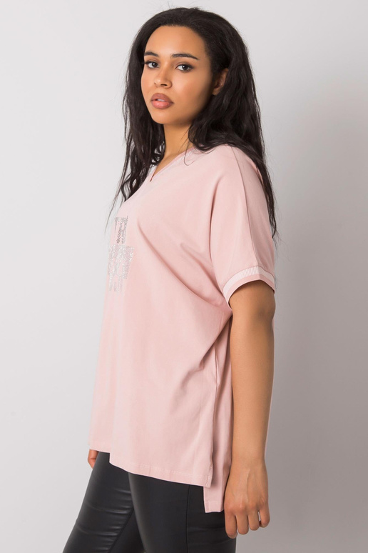 Määrdunud roosa pluss suuruses pluus...