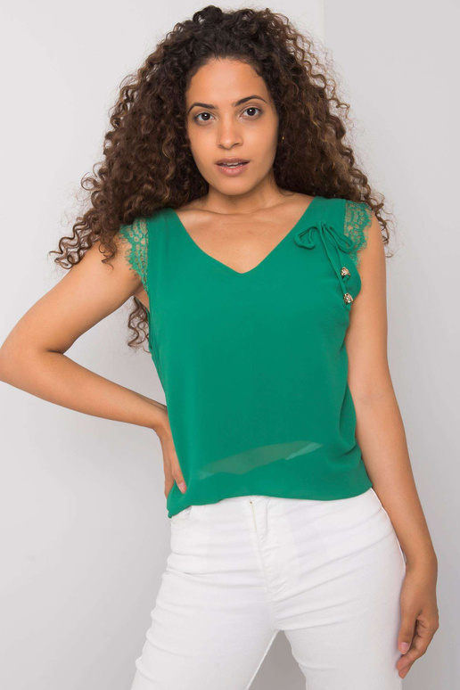 Rohelisest safiirist pitsist top Rohelisest safiirist pitsist top