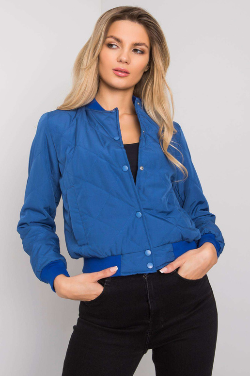 Sherise tumesinine tepitud Bomber jope Sherise tumesinine tepitud Bomber jope