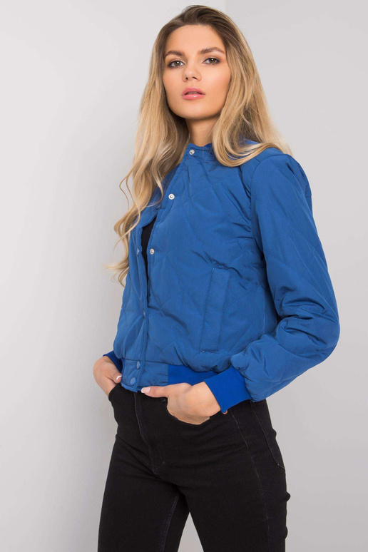 Sherise tumesinine tepitud Bomber jope Sherise tumesinine tepitud Bomber jope