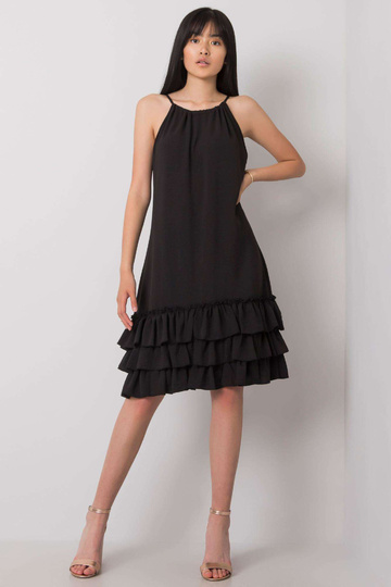 Must volangidega kleit...