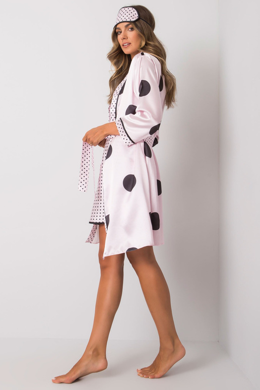 Kahvaturoosa öökomplekt hernestega