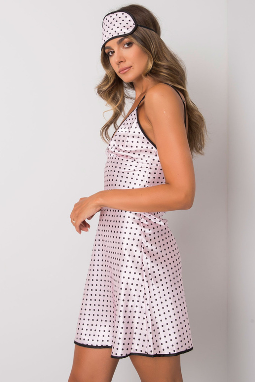 Kahvaturoosa öökomplekt hernestega