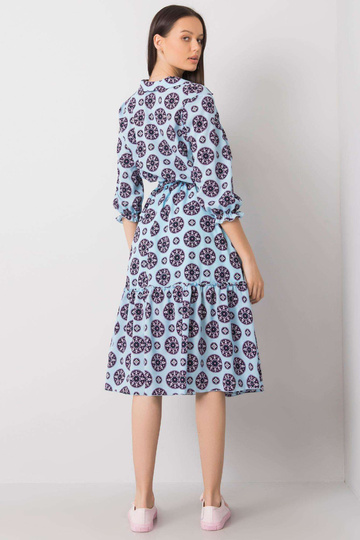 Sinine printidega kleit...