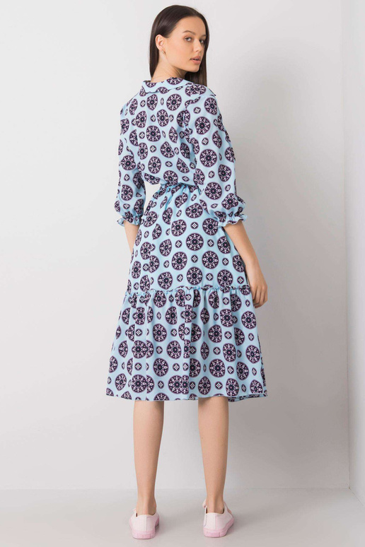 Sinine printidega kleit Avelina