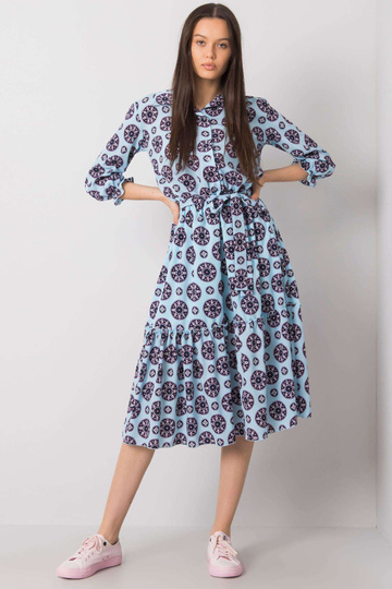 Sinine printidega kleit... 2