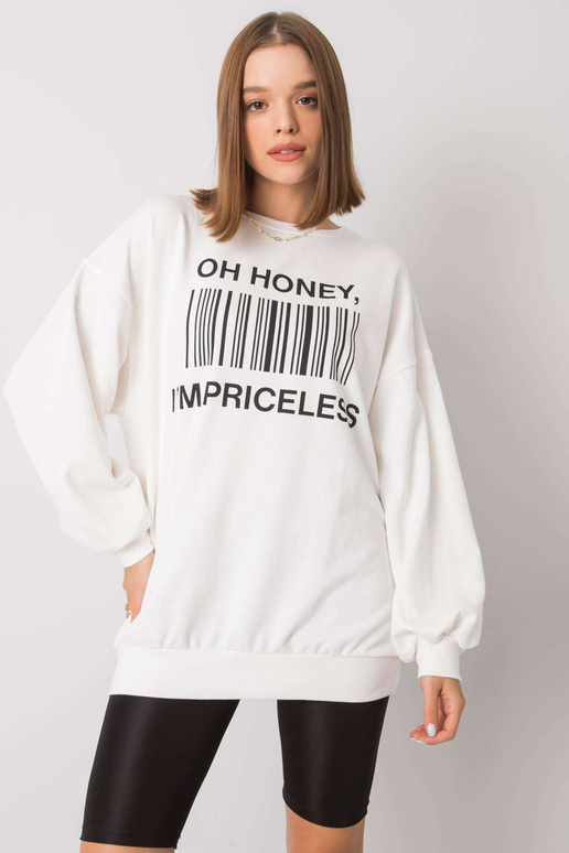 Ecru dressipluus Karise trükiga