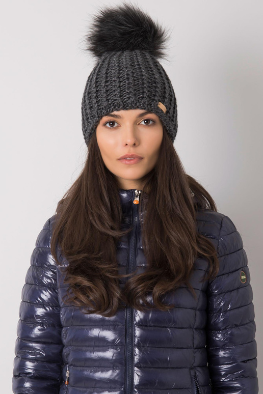 Tumehall naiste talvemüts