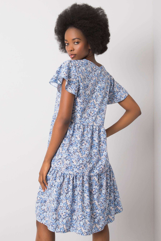 Sinine rüüsidega kleit Genevieve RUE...