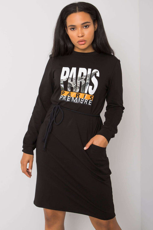 Must Lareen puuvillane kleit