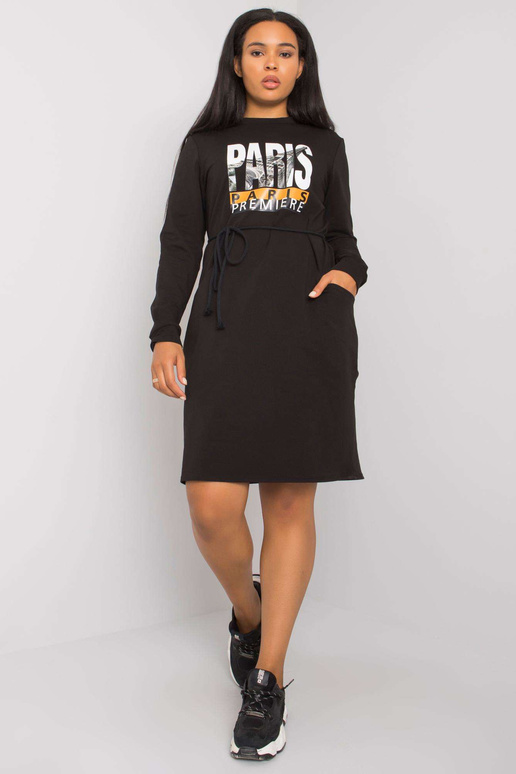 Must Lareen puuvillane kleit