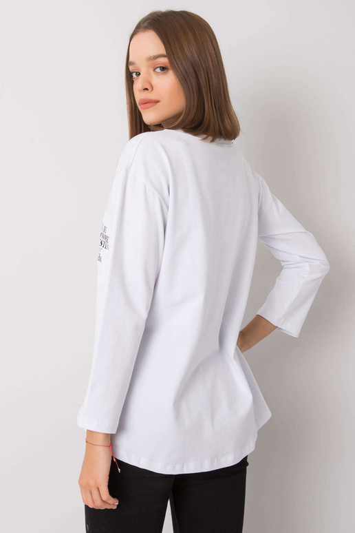 Valge taskuga pluus Tianna