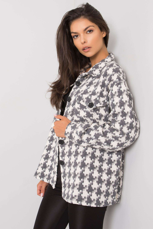 Valge ja hall taskutega särk Shantice