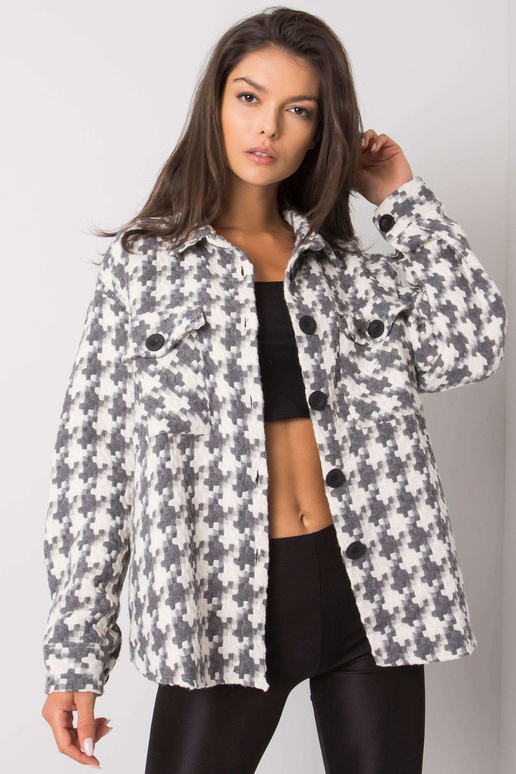 Valge ja hall taskutega särk Shantice