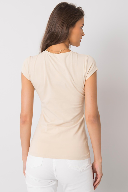 Beež T-särk Misha aplikatsiooniga Beež T-särk Misha aplikatsiooniga