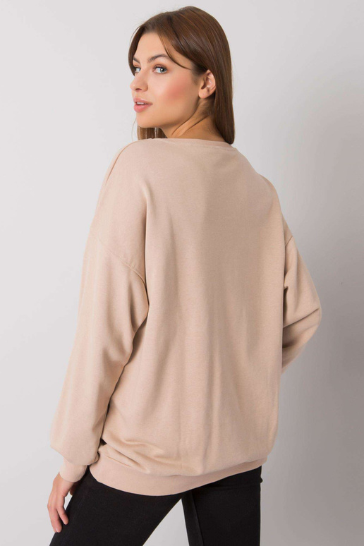 Beež dressipluus Basile trükiga