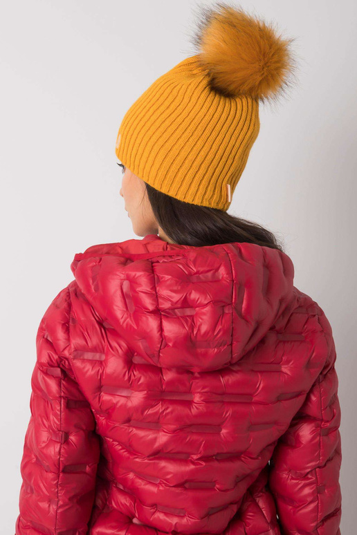 Tumekollane isoleeritud naiste müts...