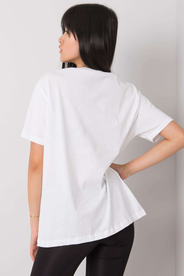 Valge ingveritrükiga T-särk