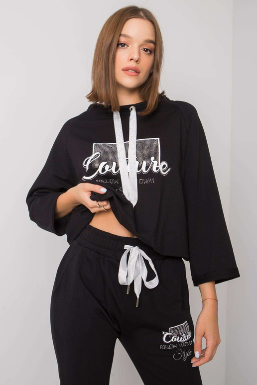 Must komplekt Martille aplikatsioonidega