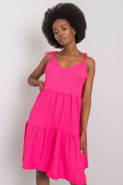 Roosa volangidega kleit Manon RUE PARIS