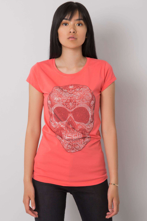 Korallist T-särk pealuuga Korallist T-särk pealuuga