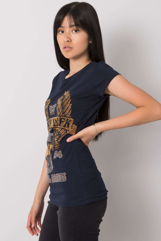 Meresinine Haley aplikatsiooniga T-särk Meresinine Haley aplikatsiooniga T-särk