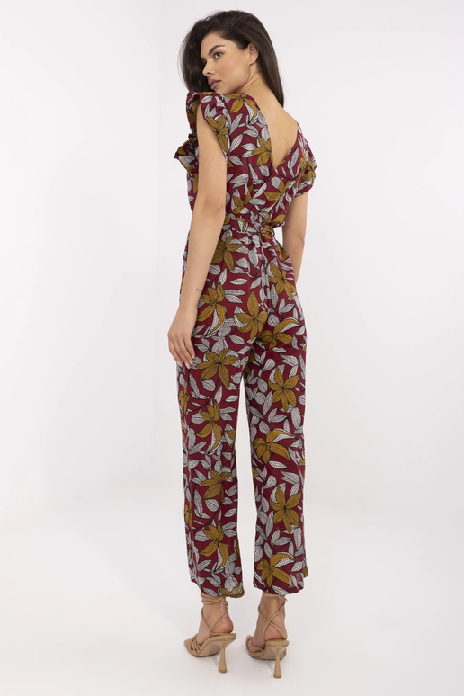 Burgundia Casja mustriga kombinesoon