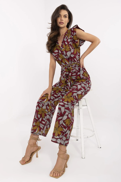 Burgundia Casja mustriga kombinesoon