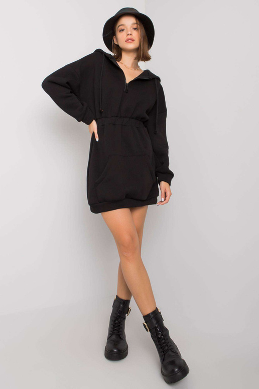 Skyla musta kapuutsiga dressipluus