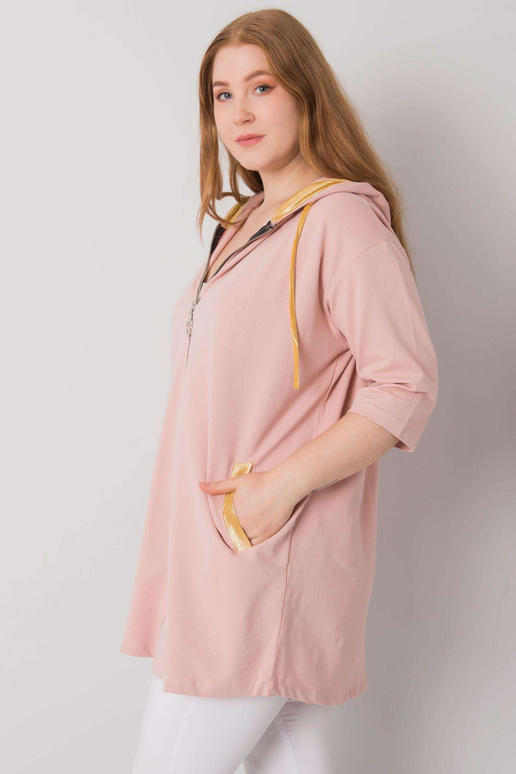 Lounes Dirty Pink Plus Size lukuga...
