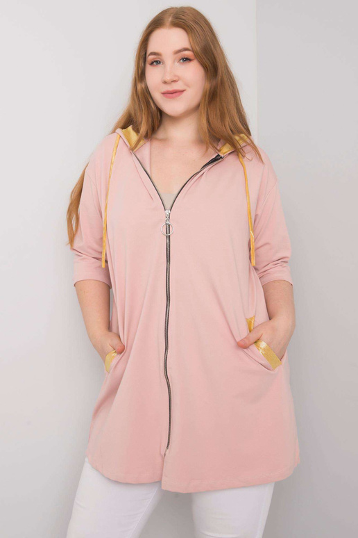 Lounes Dirty Pink Plus Size lukuga...