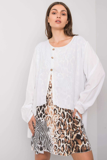 Gracilyn valge lahtine kleit