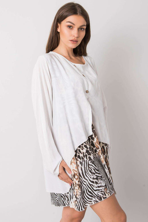 Gracilyn valge lahtine kleit