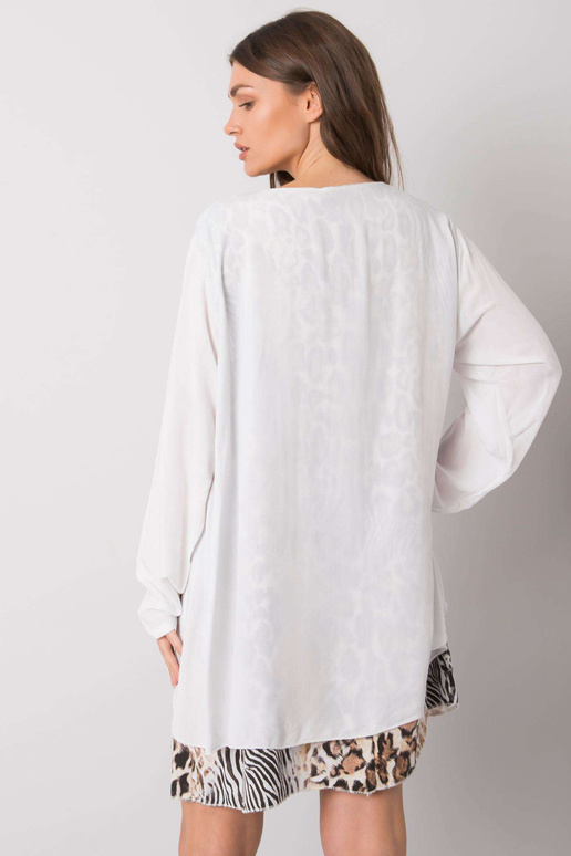 Gracilyn valge lahtine kleit