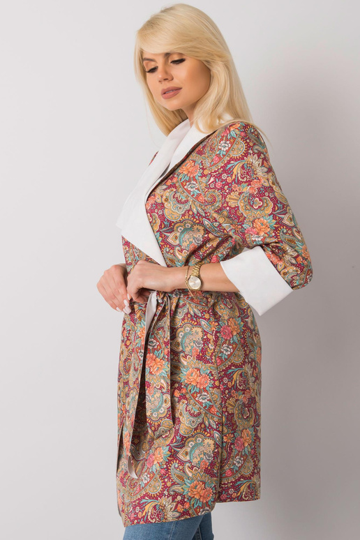 Burgundia mustriga Aggie naiste mantel