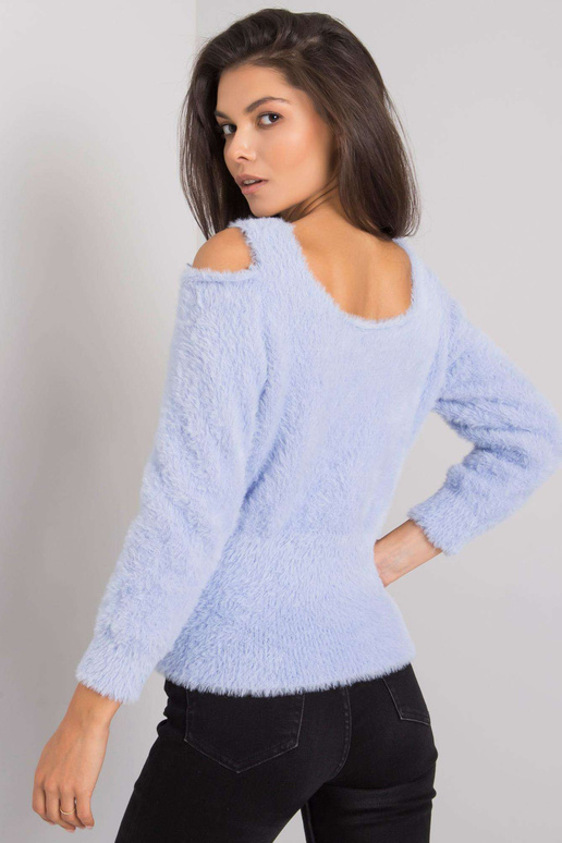 Helesinine väljalõigetega džemper...