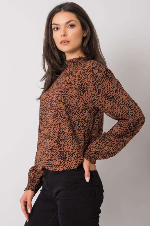 Roy pruun viskoosist pluus FRESH MADE