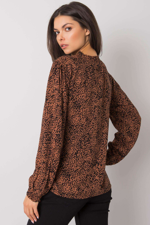 Roy pruun viskoosist pluus FRESH MADE