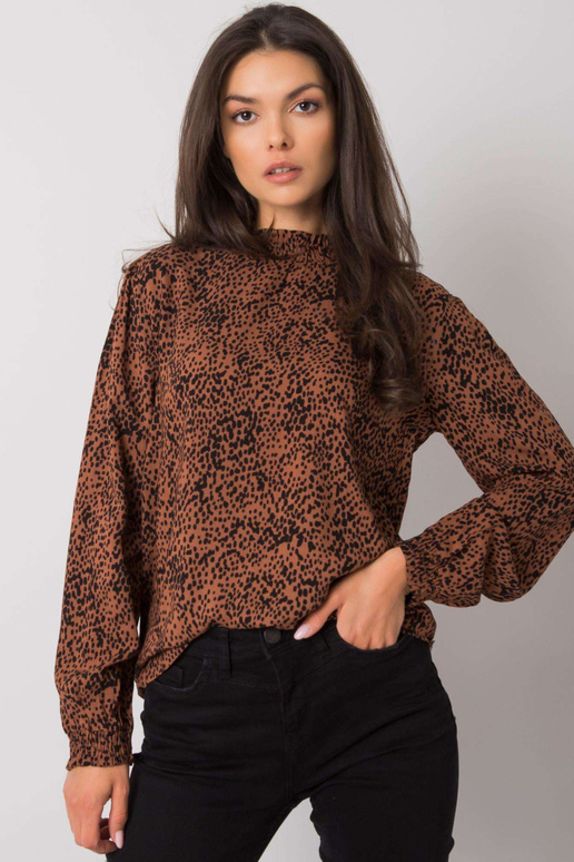 Roy pruun viskoosist pluus FRESH MADE