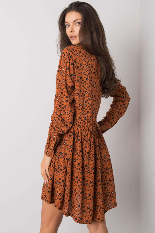 Pruun printidega kleit Rima FRESH MADE