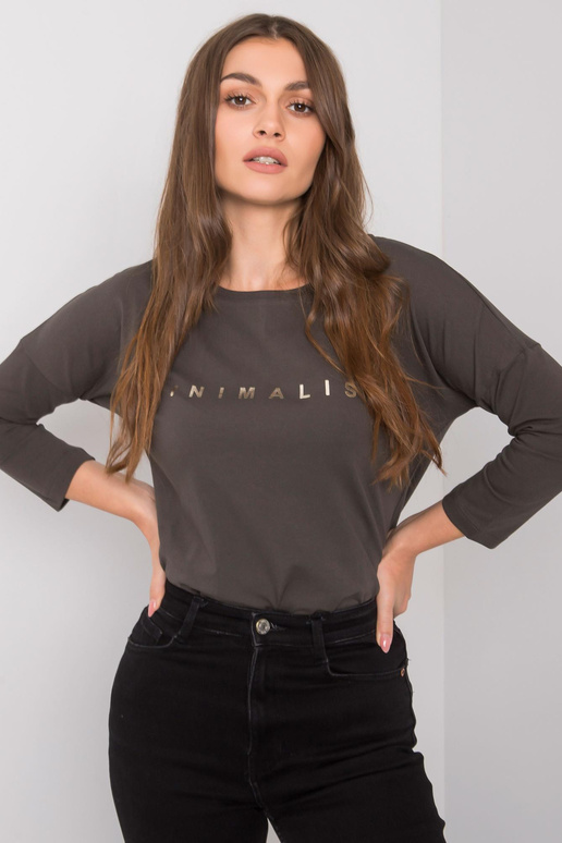 Tume khakivärvi puuvillane pluus...