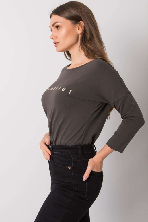 Tume khakivärvi puuvillane pluus...