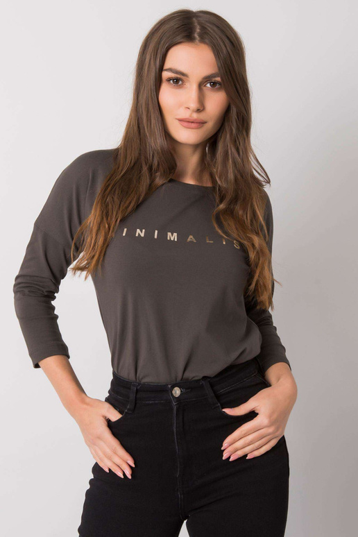 Tume khakivärvi puuvillane pluus...