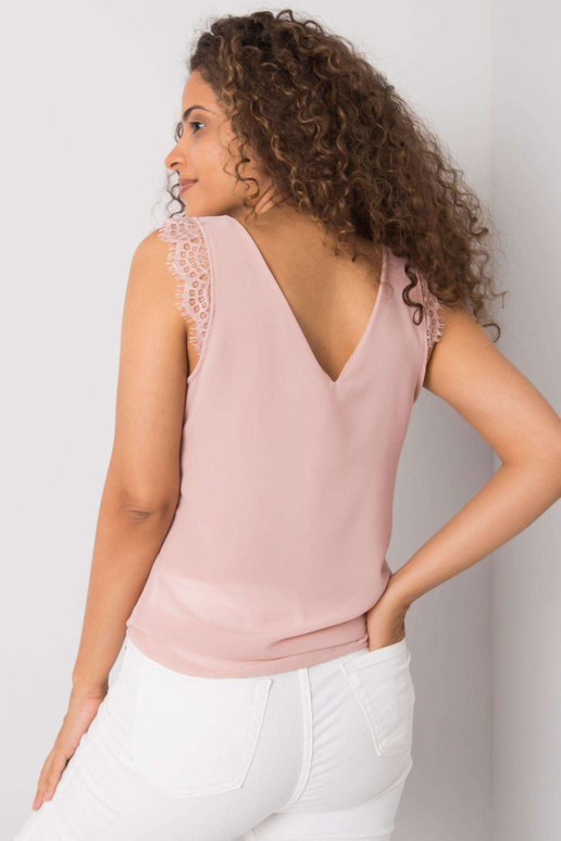 Safiirpitsiga määrdunud roosa topp Safiirpitsiga määrdunud roosa topp