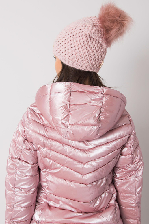 Heleroosa pompooniga talvemüts