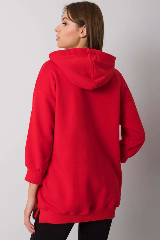 Leora punane taskutega dressipluus